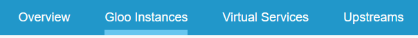 Gloo Gateway Instances Nav Bar